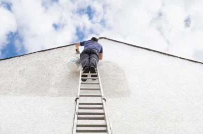 Peinture extérieure à Huillé-Lézigné — façades et ravalement